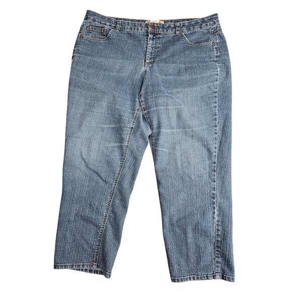 Just My Size JMS Womens Size 20W Short Classic Stretch Denim Blue Jeans - Picture 1 of 13